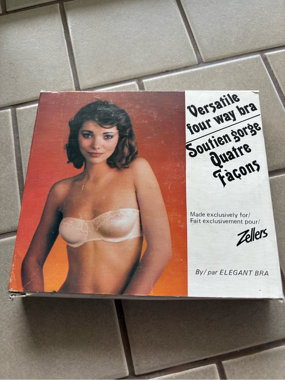 Vintage 70s/80s Elegant Bra for Zellers • Deadstock NIB Multi-Way Bra Size 34C